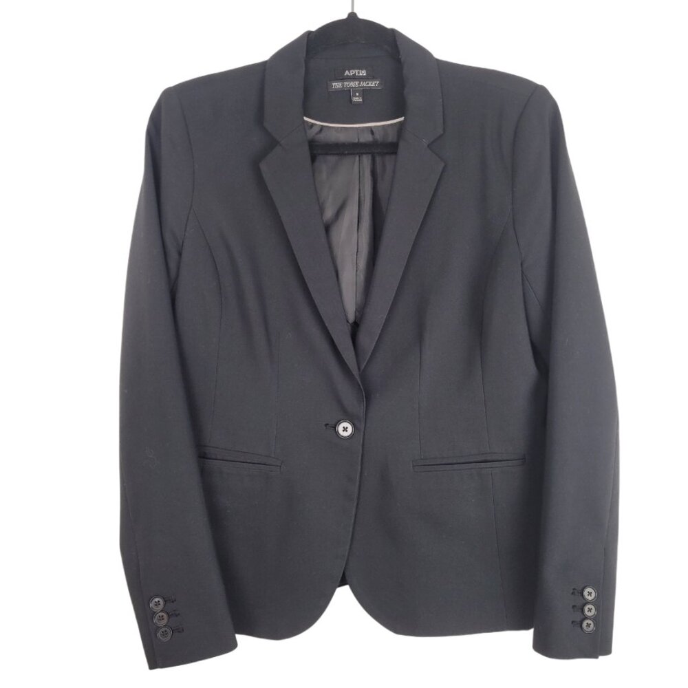 APT.9 The Torie Jacket Women's Blazer black size 8 small/medium